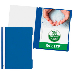 LEITZ Schnellhefter 4191 Kunststoff blau DIN A4 von Leitz
