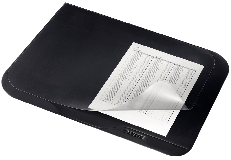LEITZ Schreibunterlage Soft-Touch, 530 x 400 mm, schwarz von Leitz