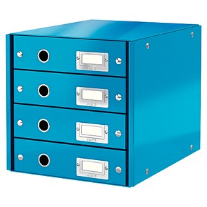 LEITZ Schubladenbox Click & Store blau 60490036, DIN A4 mit 4 Schubladen LEITZ Schubladenbox Click & Store blau 60490036, DIN A4 mit 4 Schubladen von Leitz