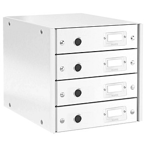 LEITZ Schubladenbox Click & Store weiß 60490001, DIN A4 mit 4 Schubladen LEITZ Schubladenbox Click & Store weiß 60490001, DIN A4 mit 4 Schubladen von Leitz