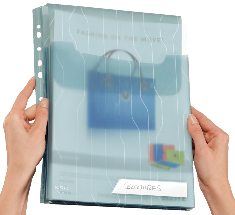 LEITZ Sicht-/Prospekthülle CombiFile Maxi, A4, PP, blau LEITZ Sicht-/Prospekthülle CombiFile Maxi, A4, PP, blau von Leitz
