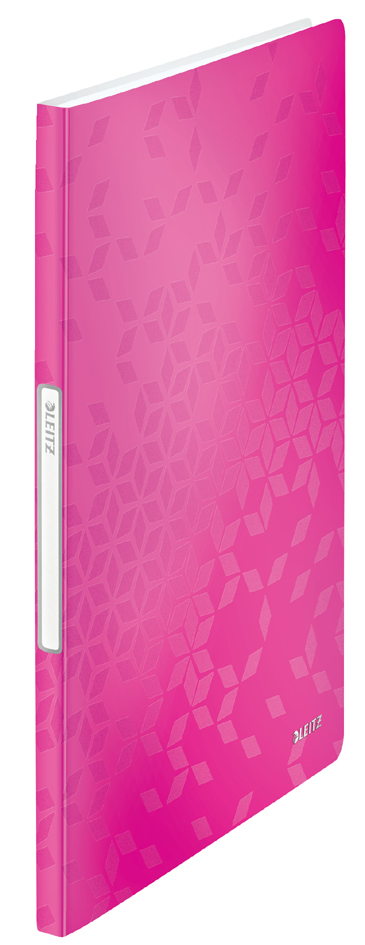 LEITZ Sichtbuch WOW, A4, PP, mit 20 Hüllen, pink von Leitz