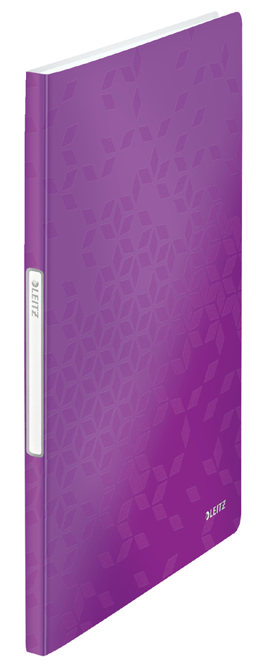 LEITZ Sichtbuch WOW, A4, PP, mit 20 Hüllen, violett von Leitz