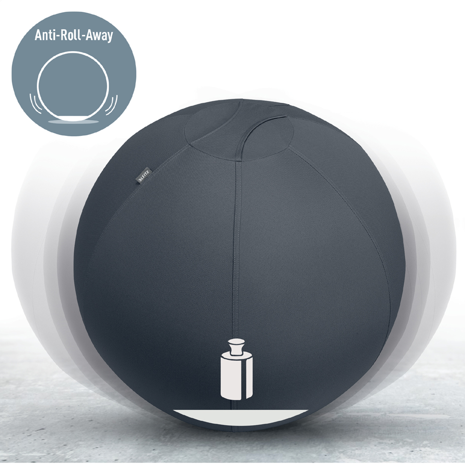 LEITZ Sitzball Ergo Active, Durchmesser: 550 mm, hellgrau von Leitz