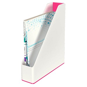 LEITZ Stehsammler WOW Duo Colour 53621023 perlweiß/pink Kunststoff, DIN A4 LEITZ Stehsammler WOW Duo Colour 53621023 perlweiß/pink Kunststoff, DIN A4 von Leitz