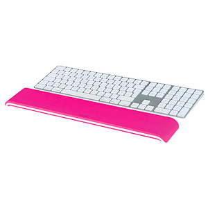 LEITZ Tastatur-Handballenauflage Ergo WOW pink, weiß von Leitz