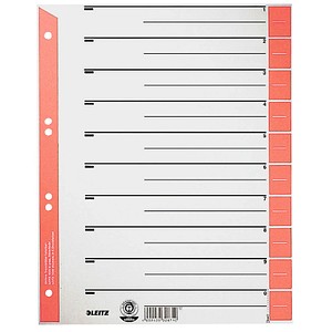 LEITZ Trennblätter 1652 1-0 rot, 100 St. LEITZ Trennblätter 1652 1-0 rot, 100 St. von Leitz