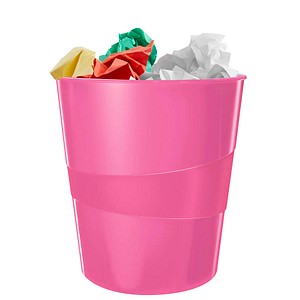 LEITZ WOW Duo Colour Papierkorb 15,0 l pink LEITZ WOW Duo Colour Papierkorb 15,0 l pink von Leitz