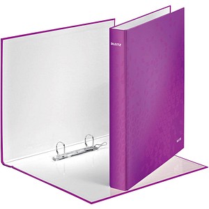 LEITZ WOW Ringbuch 2-Ringe violett 4,0 cm DIN A4 von Leitz