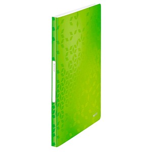 LEITZ WOW Sichtbuch DIN A4, 40 Hüllen grün-metallic von Leitz