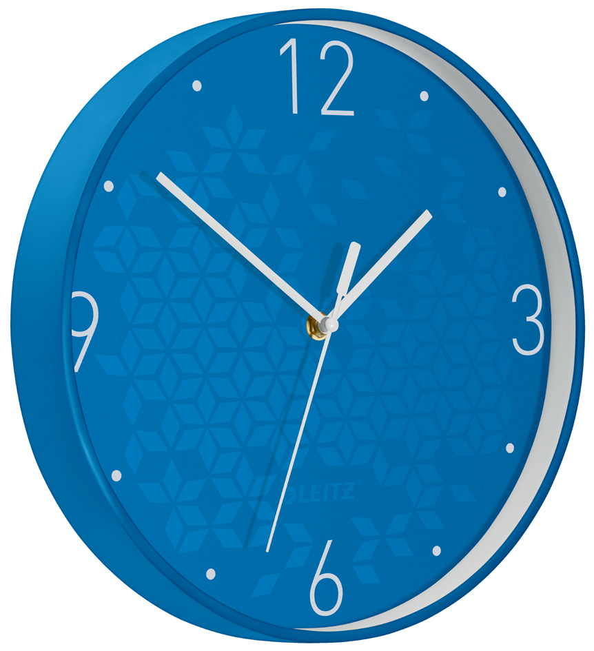 LEITZ Wanduhr WOW, Quarzwerk, blau LEITZ Wanduhr WOW, Quarzwerk, blau von Leitz
