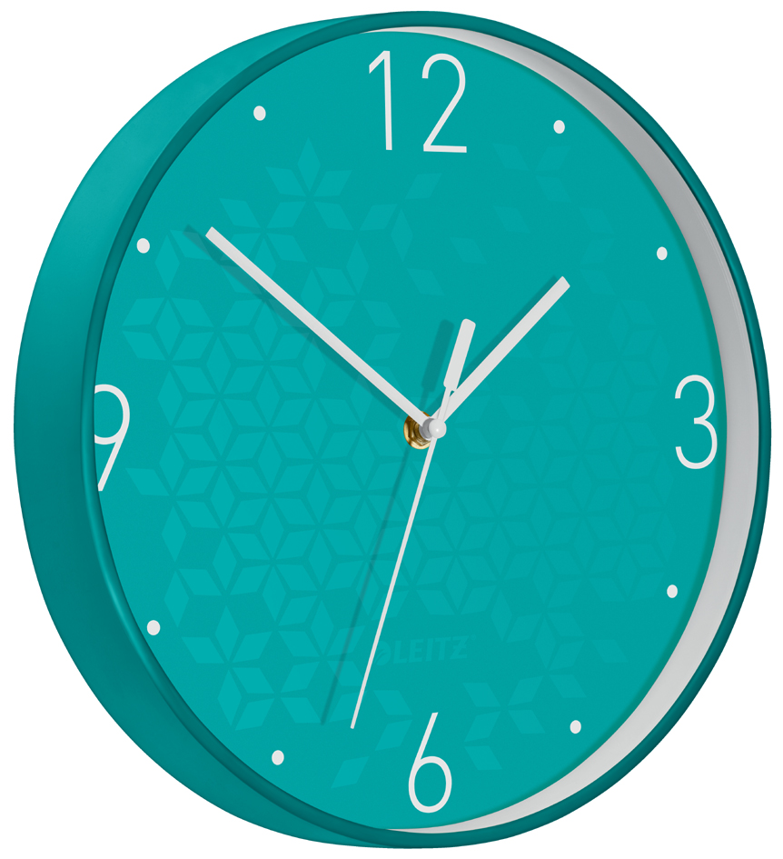 LEITZ Wanduhr WOW, Quarzwerk, eisblau LEITZ Wanduhr WOW, Quarzwerk, eisblau von Leitz