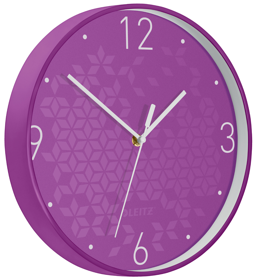 LEITZ Wanduhr WOW, Quarzwerk, violett LEITZ Wanduhr WOW, Quarzwerk, violett von Leitz