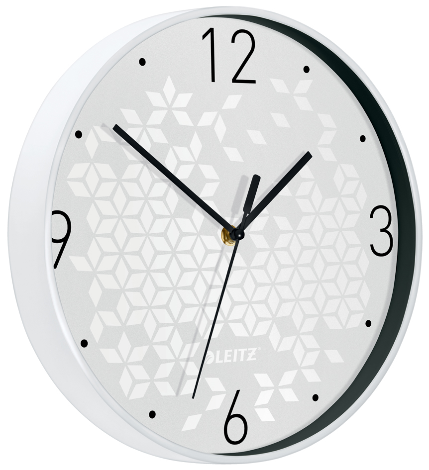 LEITZ Wanduhr WOW, Quarzwerk, weiß LEITZ Wanduhr WOW, Quarzwerk, weiß von Leitz