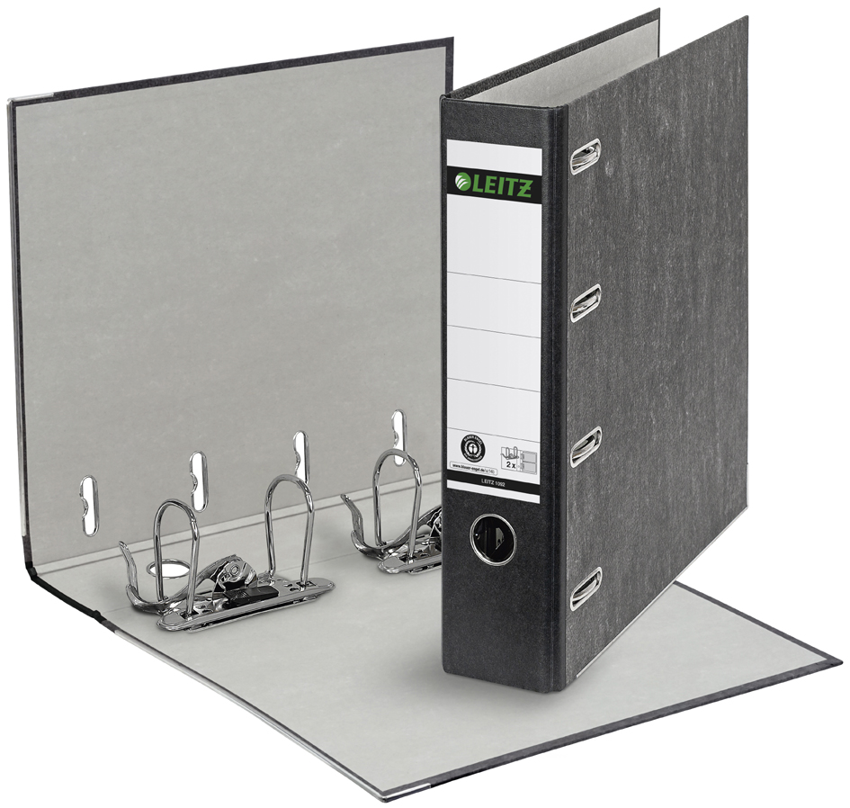 LEITZ Wolkenmarmor-Doppelordner, für 2 x DIN A5 quer, 75 mm LEITZ Wolkenmarmor-Doppelordner, für 2 x DIN A5 quer, 75 mm von Leitz