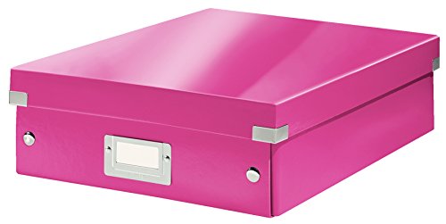 Leitz, Mittelgroße Organisationsbox, Pink, Click & Store, 60580023 von Leitz