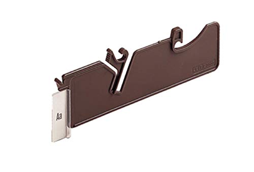 Leitz 20270075 Pendelleitkarte, für Registratur A4, Kunststoff, braun von Leitz