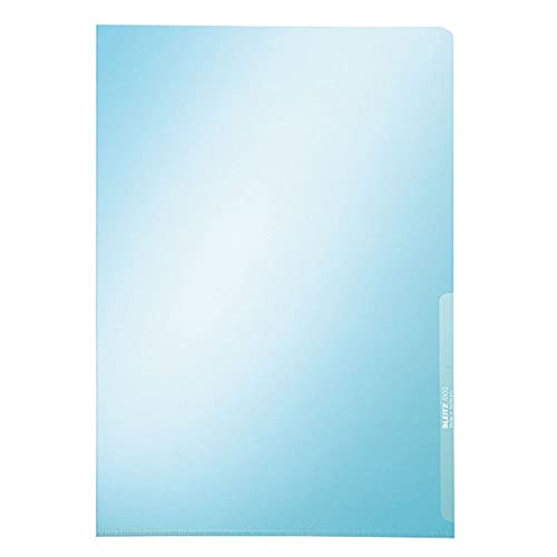Leitz 4100-00-35 Sichthülle Premium, A4, PVC, dokumentenecht, blau von Leitz