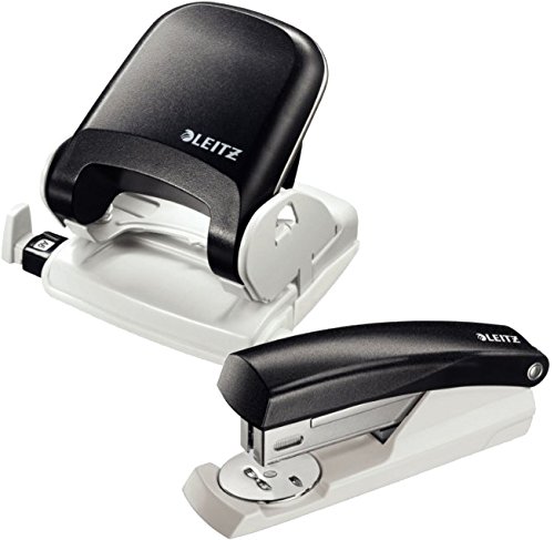 Leitz 5005 NeXXt Series Bürolocher für bis zu 25 Blatt + Heftgerät 5501 schwarz bis zu 25 Blatt Heftleistung Leitz 5005 NeXXt Series Bürolocher für bis zu 25 Blatt + Heftgerät 5501 schwarz bis zu 25 Blatt Heftleistung von Leitz