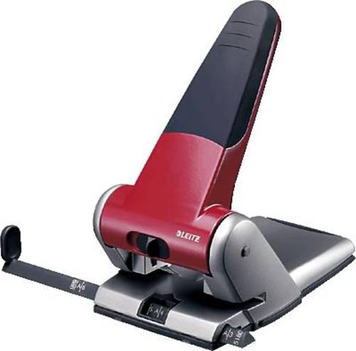 Leitz 51800025 Registraturlocher Rot max. Einstellformat: DIN A3 65 Bl. (80 g/m²) von Leitz