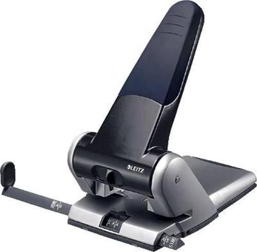 Leitz 51800095 Registraturlocher Schwarz max. Einstellformat: DIN A3 65 Bl. (80 g/m²) von Leitz