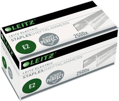 Leitz 5569-00-00 Typ (Heftklammern): E2 Heftklammer 2500 St. Heftleistung: 20 Bl. (80 g/m²) von Leitz