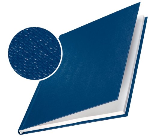 Leitz 73920035 Buchbindemappe impressBIND, Hard Cover, A4, 10,5 mm, 10 Stück, blau von Leitz