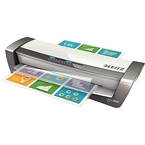 Leitz 74744000 Heißlaminator 1000 mm/min Anthrazit, Weiß Laminiermaschine – Laminiermaschinen (32 cm, Heißlaminator, 1 min, 1000 mm/min, 0,6 mm, 25 s) von Leitz