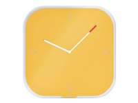 Leitz 90170019, Wand, Quartz clock, Quadratisch, Gelb, Glas, Erwachsene von Leitz