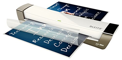 Leitz A3 Laminiergerät, Für 80 bis 125 mic Laminierfolien, inkl. Laminierfolien Starterkit, schnelles Laminieren, ideal für den Einsatz in Büro & Schule, Weiß/Silber, iLam, 72530084 Leitz A3 Laminiergerät, Für 80 bis 125 mic Laminierfolien, inkl. Laminierfolien Starterkit, schnelles Laminieren, ideal für den Einsatz in Büro & Schule, Weiß/Silber, iLam, 72530084 von Leitz