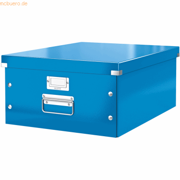 Leitz Ablagebox Click & Store A3 blau metallic Leitz Ablagebox Click & Store A3 blau metallic von Leitz