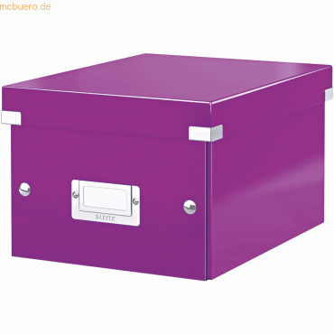 Leitz Ablagebox Click & Store A5 violett von Leitz