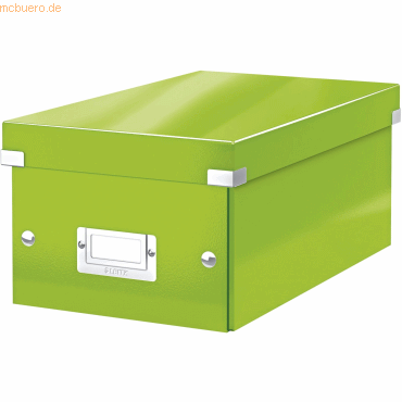 Leitz Ablagebox Click & Store Wow DVD Graukarton grün Leitz Ablagebox Click & Store Wow DVD Graukarton grün von Leitz