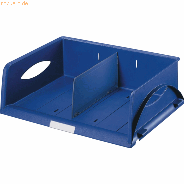 Leitz Ablagekorb Sorty quer A4/C4 405x125x300mm blau Leitz Ablagekorb Sorty quer A4/C4 405x125x300mm blau von Leitz