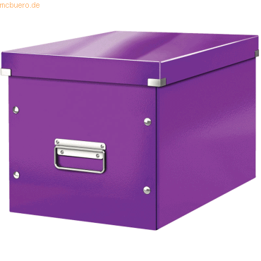 Leitz Archivbox Click & Store Cube L Hartpappe violett Leitz Archivbox Click & Store Cube L Hartpappe violett von Leitz