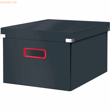 Leitz Aufbewahrungsbox Click & Store Cosy mittel Karton grau Leitz Aufbewahrungsbox Click & Store Cosy mittel Karton grau von Leitz
