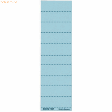 Leitz Beschriftungsschilder für Vollsichtreiter 60x21mm blau VE=100 St von Leitz