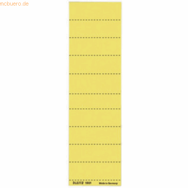 Leitz Beschriftungsschilder für Vollsichtreiter 60x21mm gelb VE=100 St von Leitz