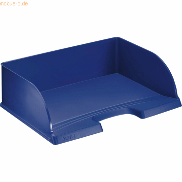 Leitz Briefablage Jumbo Plus A4 quer blau von Leitz