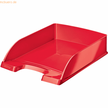 Leitz Briefablage Wow A4 Kunststoff rot von Leitz