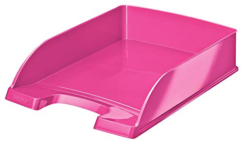 Leitz Briefkorb, A4, Pink, WOW-Serie, 52263023, 1 Stück von Leitz