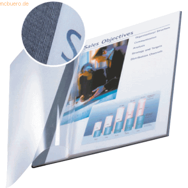 Leitz Buchbindemappe impressBind Soft Cover 3,5mm blau VE=10 Stück Leitz Buchbindemappe impressBind Soft Cover 3,5mm blau VE=10 Stück von Leitz
