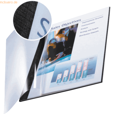 Leitz Buchbindemappe impressBind Soft Cover 7,0mm schwarz VE=10 Stück Leitz Buchbindemappe impressBind Soft Cover 7,0mm schwarz VE=10 Stück von Leitz
