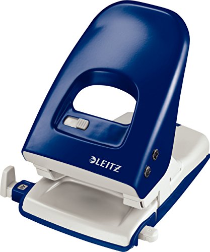 Leitz Bürolocher NeXXt 40Sheets Blue Hole Punch – Hole Punches (40 Sheets, Blue, Metal, Kunststoff, 8 cm, 5,5 mm, 710 G) von Leitz