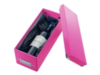 Leitz Click & Store CD Aufbewahrungsbox, 160 Disks, Pink, Karton, Hartplatte, Glänzend, 143 mm, 352 mm von Leitz