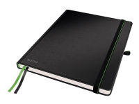 Leitz Complete Notebook, Schwarz, 80 Blätter, 96 g/m², Kariertes Papier von Leitz