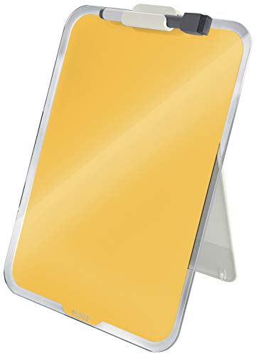 Leitz Desktop-Notizboard mit Glasoberfläche, Warmes Gelb, Cosy-Serie, 39470019 Leitz Desktop-Notizboard mit Glasoberfläche, Warmes Gelb, Cosy-Serie, 39470019 von Leitz