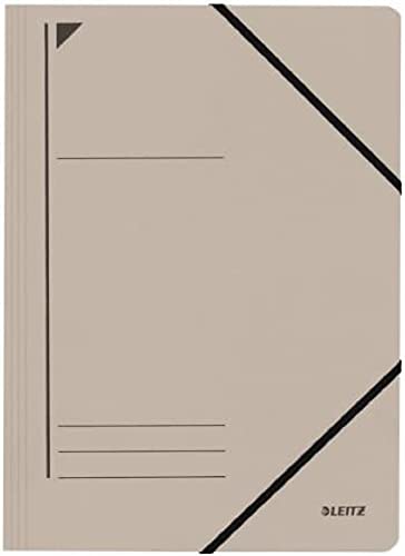 Leitz Eckspanner, A4, Füllhöhe 300 Blatt, Primärkarton, grau von Leitz