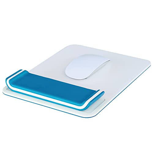 Leitz Ergo WOW Mauspad mit verstellbarer Handgelenkauflage, Zwei Höheneinstellungen, Verbessert Haltung & Durchblutung, Computer-Mauspad, Blau, 65170036 Leitz Ergo WOW Mauspad mit verstellbarer Handgelenkauflage, Zwei Höheneinstellungen, Verbessert Haltung & Durchblutung, Computer-Mauspad, Blau, 65170036 von Leitz