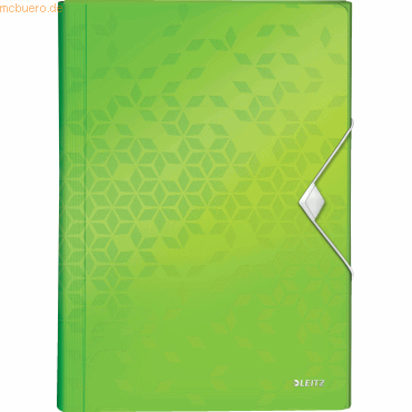 5 x Leitz Fächermappe Wow A4 6 Fächer PP grün 5 x Leitz Fächermappe Wow A4 6 Fächer PP grün von Leitz